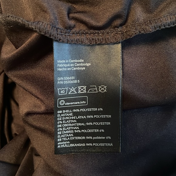 Black Spaghetti Strap Camisole Tank with Ruffle - Picture 11 of 11